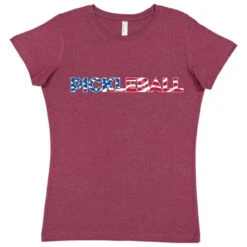 Pickleball USA Cotton T-Shirt - Women's -Pickleball Promotion Store APOD50004 0386 2 81666.1677284826