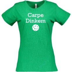 Carpe Dinkem Cotton T-Shirt - Women's -Pickleball Promotion Store Carpe W CTN GR 74154.1667408041
