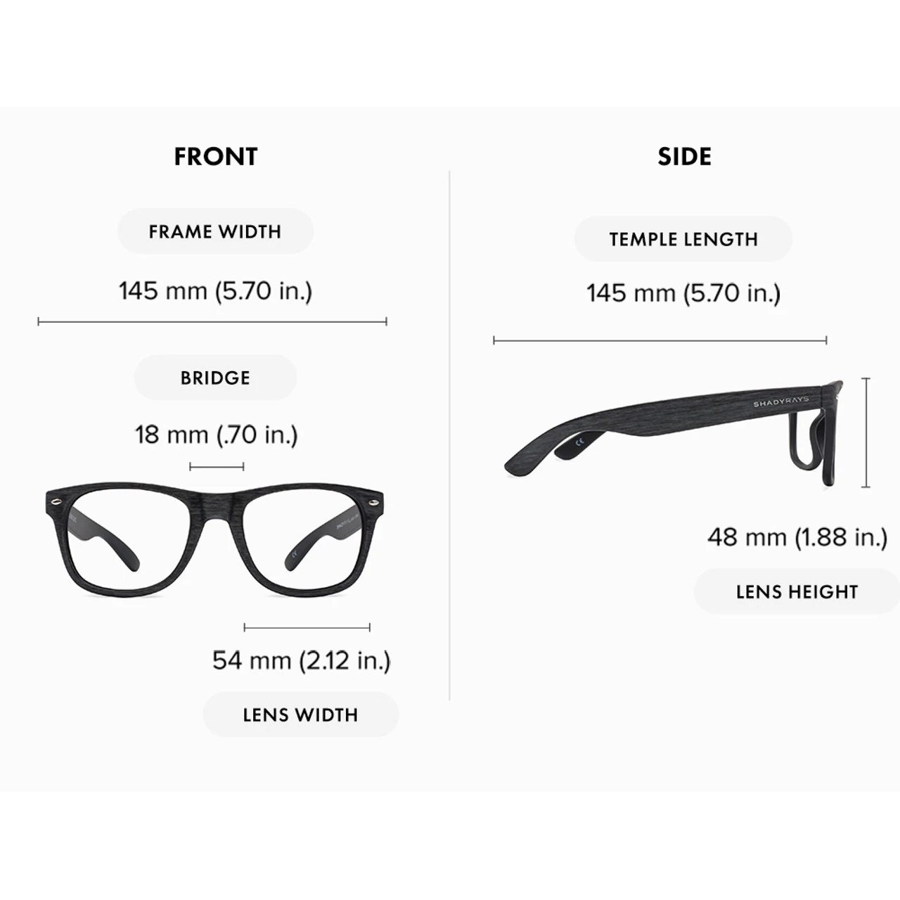 Shady Rays Classic Eyewear - Timber Black Polarized 4 Shady Rays Classic Eyewear - Timber Black Polarized - Image 2