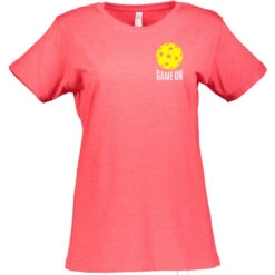 Game On Cotton T-Shirt - Women's -Pickleball Promotion Store GameOn W CTN RD 53540.1677088221