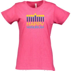 Hanukkah Cotton T-Shirt - Women's -Pickleball Promotion Store Hanukkah W CTN HP 45926.1667341430