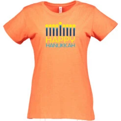 Hanukkah Cotton T-Shirt - Women's -Pickleball Promotion Store Hanukkah W CTN OR 99071.1677611560