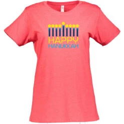 Hanukkah Cotton T-Shirt - Women's -Pickleball Promotion Store Hanukkah W CTN RD 93413.1677611560