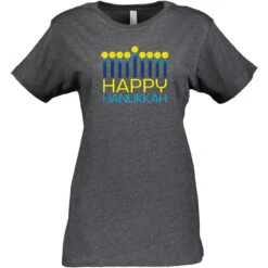 Hanukkah Cotton T-Shirt - Women's -Pickleball Promotion Store Hanukkah W CTN SM 58838.1677611560