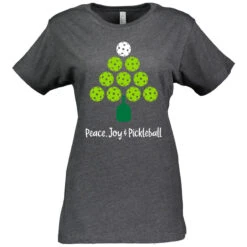 Pickleball Holiday Cotton T-Shirt - Women's -Pickleball Promotion Store Holiday W CTN SM 30786.1666999694
