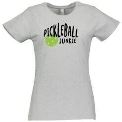 Pickleball Junkie Cotton T-Shirt - Women's -Pickleball Promotion Store Junkie W CTN HT 38405.1667415917