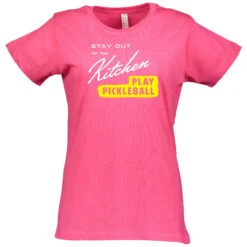 Stay Out Of The Kitchen Cotton T-Shirt - Women's -Pickleball Promotion Store Kitchen W CTN HP 59098.1666288651