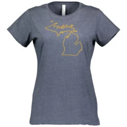 Michigan Cotton T-Shirt - Women's -Pickleball Promotion Store Michigan W CTN NY 20439.1677685404
