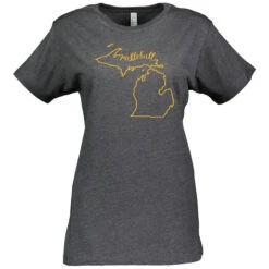 Michigan Cotton T-Shirt - Women's -Pickleball Promotion Store Michigan W CTN SM 50468.1677685404