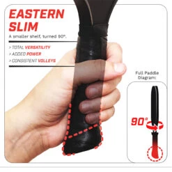 ProXR Raw Carbon 14 Pickleball Paddle -Pickleball Promotion Store New Handle Social Post Slide 5 White Background 49460.1672880800