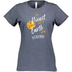 Nicest People Cotton T-Shirt - Women's -Pickleball Promotion Store Nicest W CTN NY 48187.1667412745