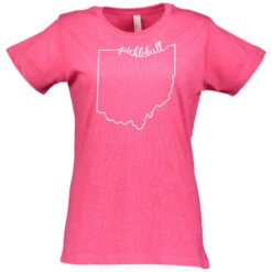 Ohio Cotton T-Shirt - Women's 13 Ohio Cotton T-Shirt - Women's -Pickleball Promotion Store Ohio W CTN HP 75866.1666728182