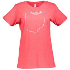 Ohio Cotton T-Shirt - Women's 16 Ohio Cotton T-Shirt - Women's -Pickleball Promotion Store Ohio W CTN RD 49111.1666728182