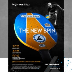 ProKennex Kinetic Ovation Spin Paddle -Pickleball Promotion Store OvationSpin Infographic 1 1000 07442.1665079090