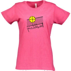 Over The Net Cotton T-Shirt - Women's 10 Over The Net Cotton T-Shirt - Women's -Pickleball Promotion Store OverTheNet W CTN HP 63329.1667329478
