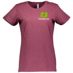 Pickleball Inc. Pro Cotton T-Shirt - Women's -Pickleball Promotion Store PBIPro W CTN BU 01797.1678745902