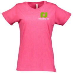 Pickleball Inc. Pro Cotton T-Shirt - Women's -Pickleball Promotion Store PBIPro W CTN HP 54337.1677526060