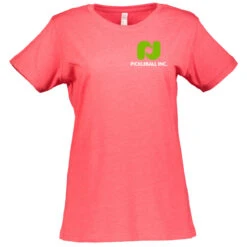 Pickleball Inc. Pro Cotton T-Shirt - Women's -Pickleball Promotion Store PBIPro W CTN RD 06840.1677526060