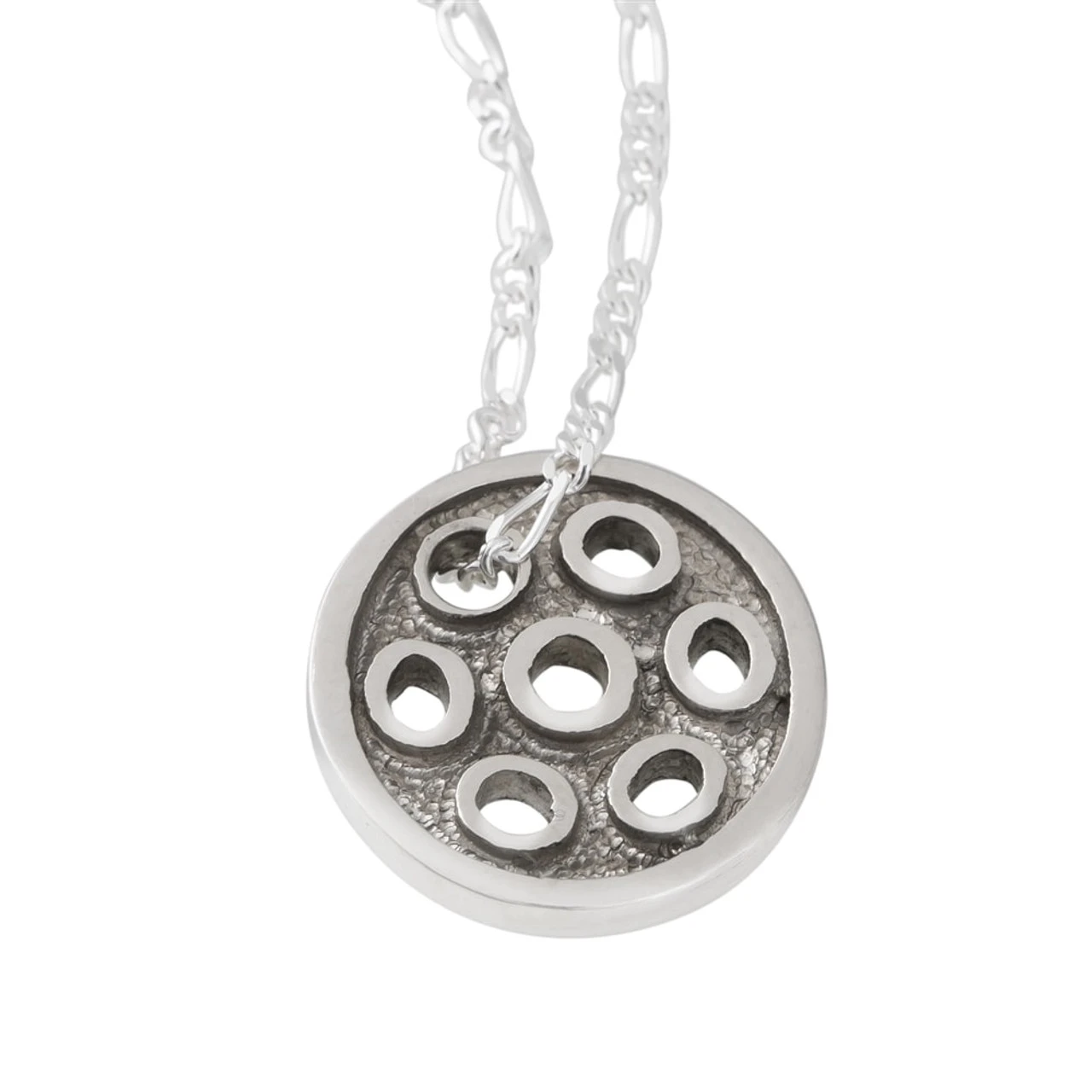 Reversible Sterling Silver Pickleball Pendant 4 Reversible Sterling Silver Pickleball Pendant - Image 2