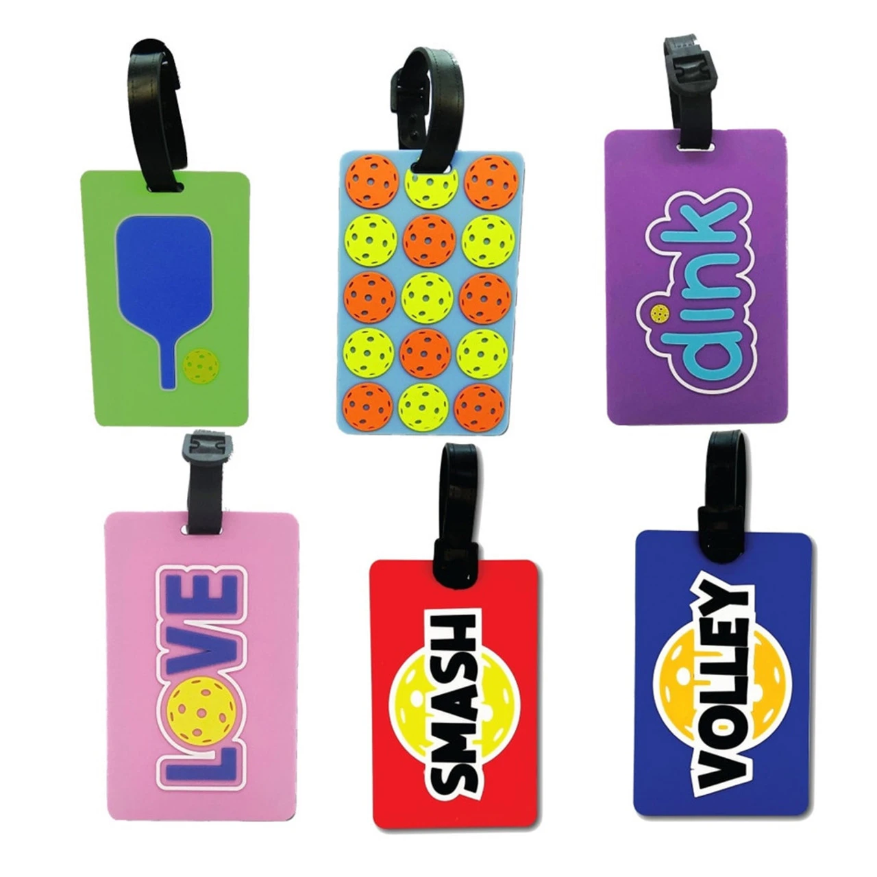 Pickleball Bag Tag 3 Pickleball Bag Tag