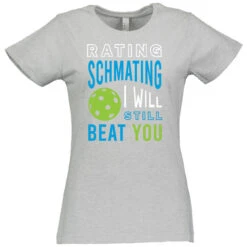Rating Schmating Cotton T-Shirt - Women's 11 Rating Schmating Cotton T-Shirt - Women's -Pickleball Promotion Store Rating W CTN HT 77819.1667427797