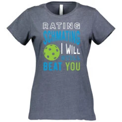 Rating Schmating Cotton T-Shirt - Women's 12 Rating Schmating Cotton T-Shirt - Women's -Pickleball Promotion Store Rating W CTN NY 89357.1667427797
