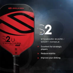 VANGUARD 2.0 S2 Paddle -Pickleball Promotion Store SEL1104 Vanguard2.0S2 Infographic 1 1000 31137.1673634258