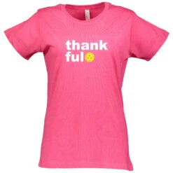 Thankful Cotton T-Shirt - Women's -Pickleball Promotion Store Thankful CBT W HP 21030.1668120406