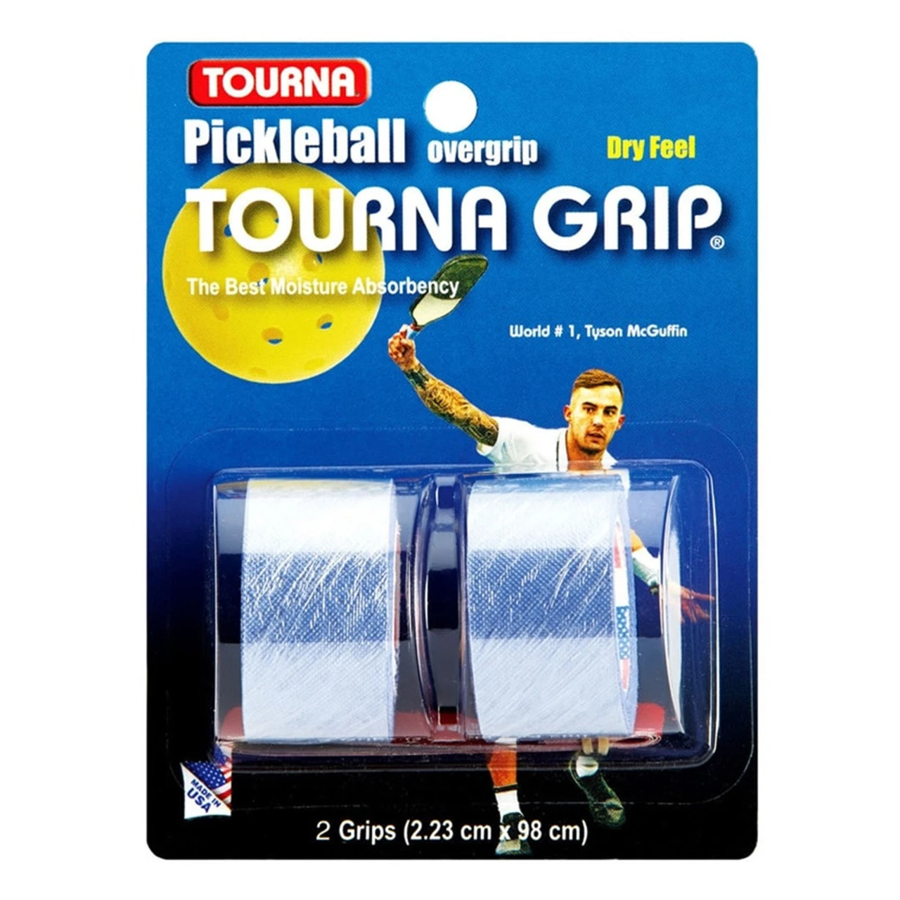 Tourna Pickleball Grip - Moisture Absorbency 3 Tourna Pickleball Grip - Moisture Absorbency