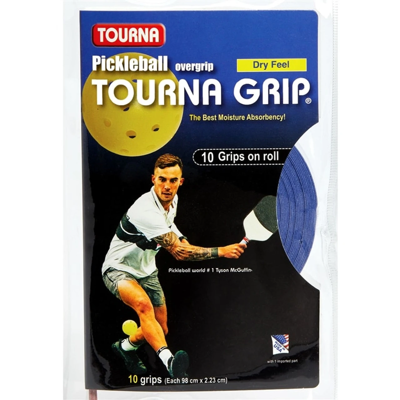 Tourna Pickleball Grip - Moisture Absorbency 5 Tourna Pickleball Grip - Moisture Absorbency - Image 3